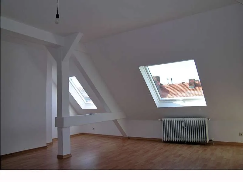 Sonnige DG-Terrassenwohnung im Vorderhaus, Laminatboden, Badewanne + Dusche! — photo 1